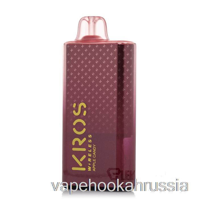 Vape Juice Kros Wireless 9000 одноразовые яблочные конфеты